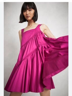 Aje Casabianca Braided Sleeveless Dress Size 6